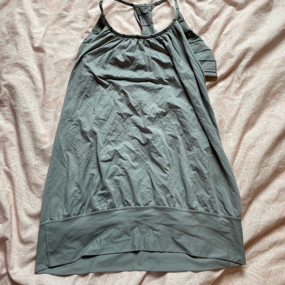 Lulu tank with sports bra